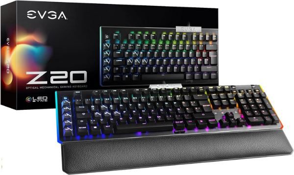 EVGA Z20 RGB Optical Mechanical Gaming Tastatur für 71,80€ (statt 102€)