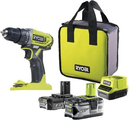 Ryobi R18DD2 242S 18 V ONE+ Akku Bohrschrauber Set für 135,91€ (statt 160€)