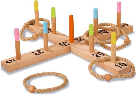 Eichhorn Outdoor Ringwurfspiel aus Kiefernholz für 7,72€ (statt 12€)