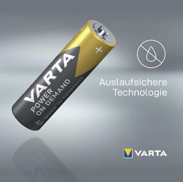 50er Pack Varta 1,5V AA Batterien für 17,99€ (statt 24€)