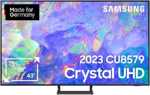 Samsung CU8579 Crystal 55 4K UHD Smart TV für 499€ (statt 628€)