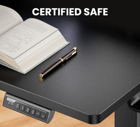 ErGear Elektrischer Stehschreibtisch mit Schubladen, 122x61cm für 116,99€ (statt 201€)