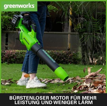 Greenworks 48V Axial Akku Laubbläser inkl. Akku + Ladegerät für 167,30€ (statt 220€)