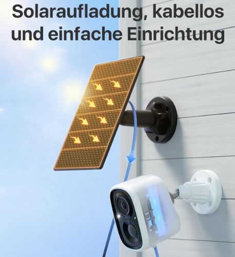 X Sense SSC0A FHD Outdoor Solar Überwachungskamera für 40,99€ (statt 70€)