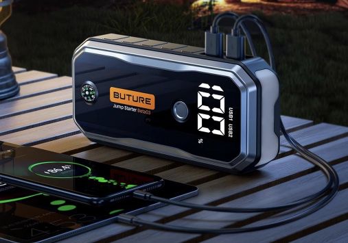 BuTure Beta03 Auto Starthilfe mit 5.000 A & 26.800 mAh für 55,64€ (statt 76€)