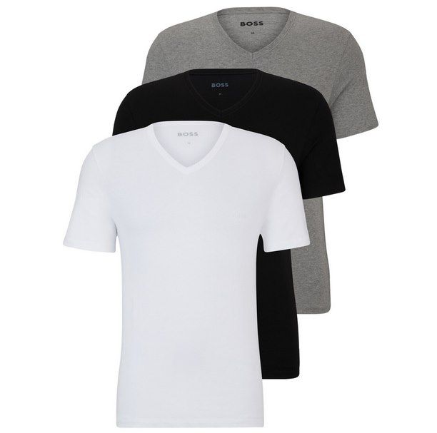 3x Hugo Boss TShirtVN Classic mit V Ausschnitt für 30,95€ (statt 36€)