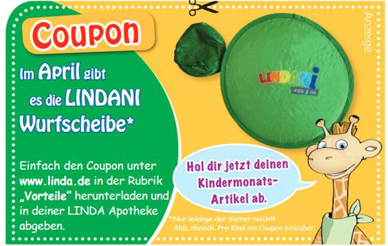 Linda Apotheken: LINDANI Wurfscheibe GRATIS