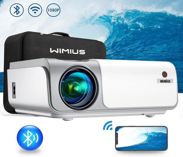 WiMiUS W1 1080p LCD Beamer mit 450 ANSI Lumen für 99,50€ (statt 189€)