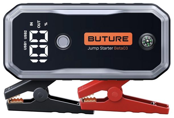 BuTure Beta03 Auto Starthilfe mit 5.000 A & 26.800 mAh für 71,99€ (statt 110€)