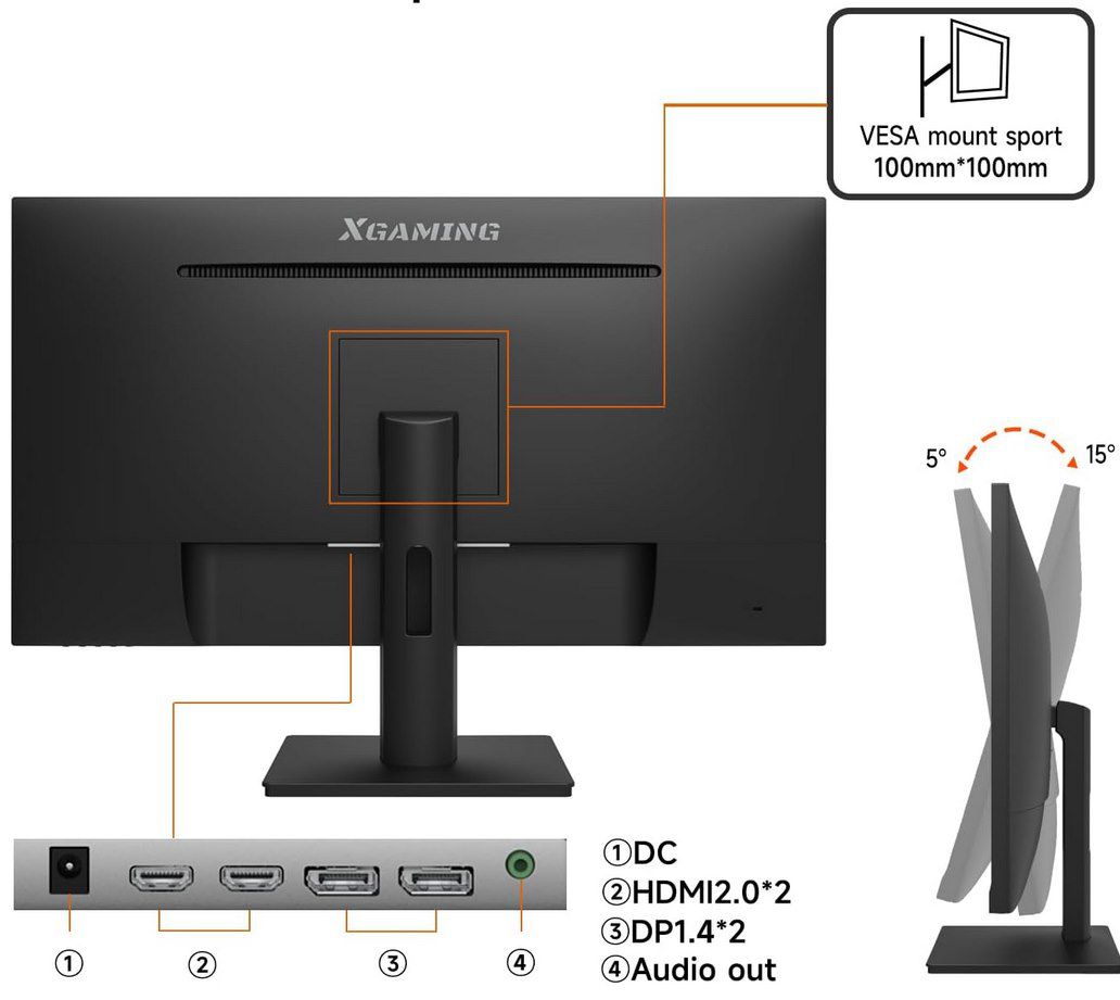 XGaming 28 Zoll UHD Monitor mit 60Hz für 161,99€ (statt 270€)