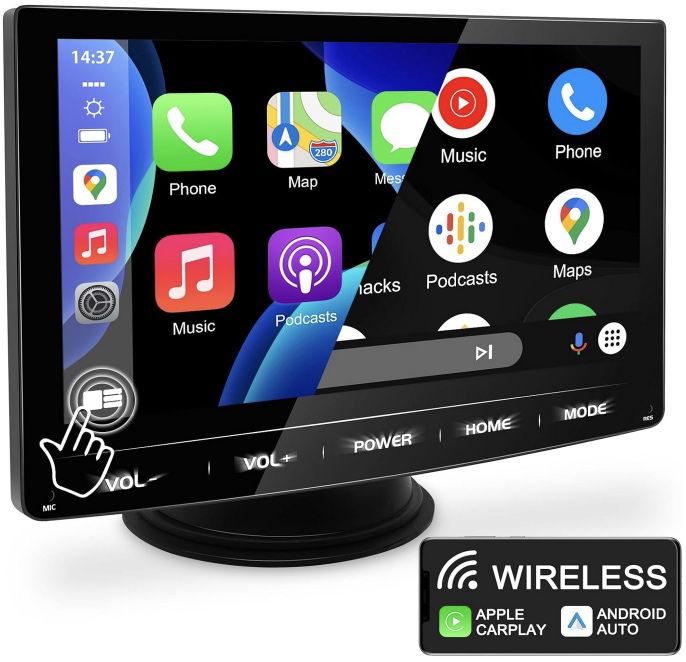 URVOLAX 71C – 7 Zoll Display mit Carplay / Android Auto für 113,99€ (statt 190€)