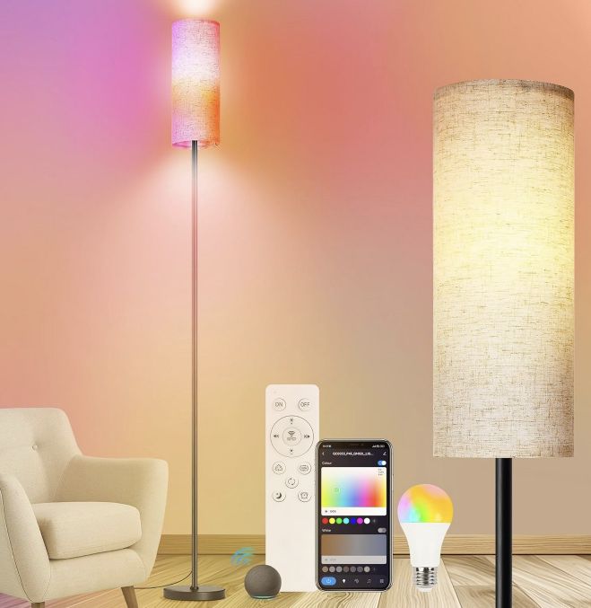 OTREN 24W LED RGBWW Stehlampe mit App Anbindung für 19,99€ (statt 50€)