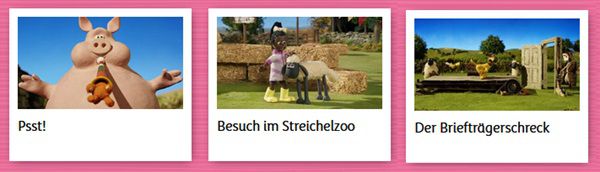 Kurzgeschichten mit Shaun dem Schaf anschauen