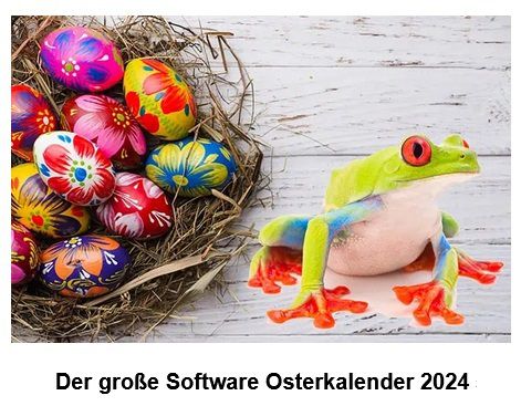 Gratis: Download Osterkalender 2024 von SnapFrog