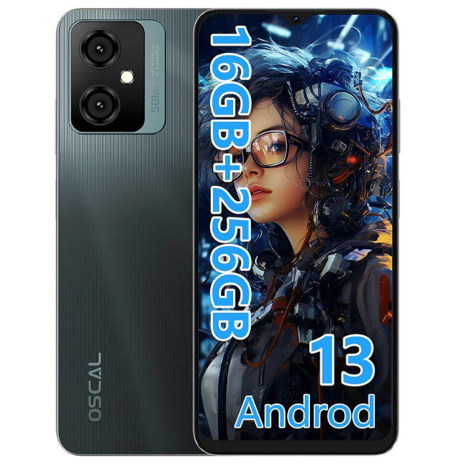 OSCAL Tiger10 – 6,56″ Smartphone mit 90Hz, 5180mAh & 8/256GB für 98,99€ (statt 110€)
