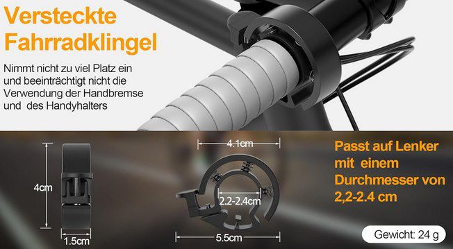 Hofeny Fahrradklingel (100 DB) für 4,79€ (statt 8€)