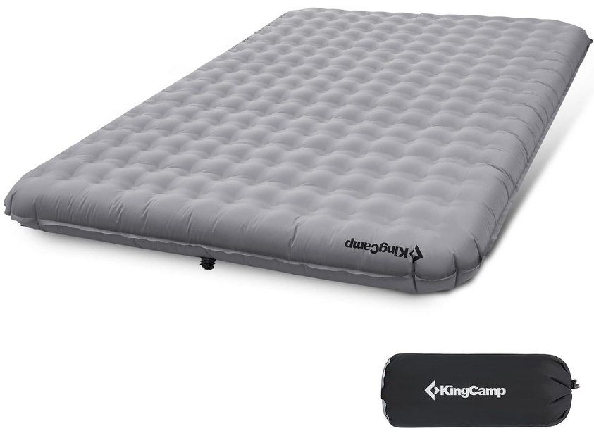 KingCamp aufblasbare Isomatte für 2 Personen (201 x 141 cm) für 57,72€ (statt 105€)