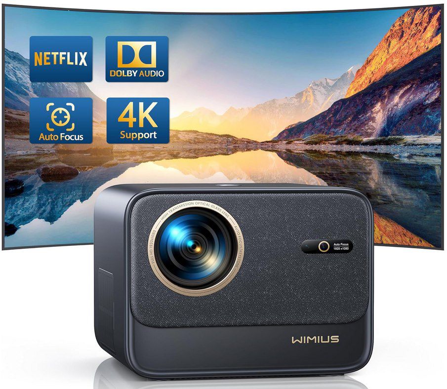 WiMiUS K9 1080p LCD Beamer mit Wifi6 & 700 ANSI Lumen für 291,71€ (statt 443€)