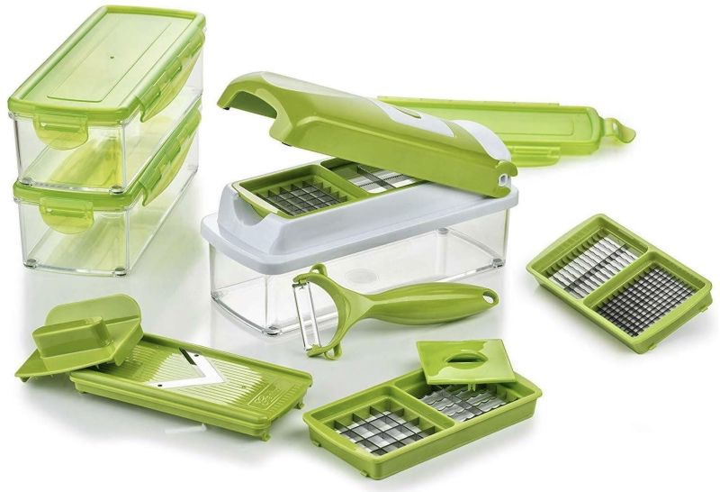 Genius Nicer Dicer Smart Set in Blau oder Grün   14 tlg. für 33,82€ (statt 40€)