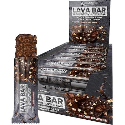18x 40g IronMaxx Lava Bar Proteinriegel – Fudge Brownie ab 16,55€ (statt 33€)