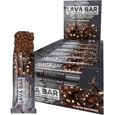 Preisfehler? 18x 40g IronMaxx Lava Bar Proteinriegel – Fudge Brownie für 7,40€ (statt 34€)