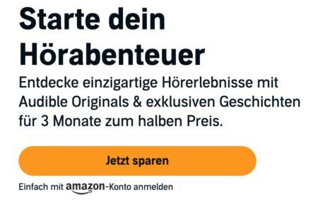 🔥 audible 3 Monate für 4,95€ mtl. (statt normal 9,95€)