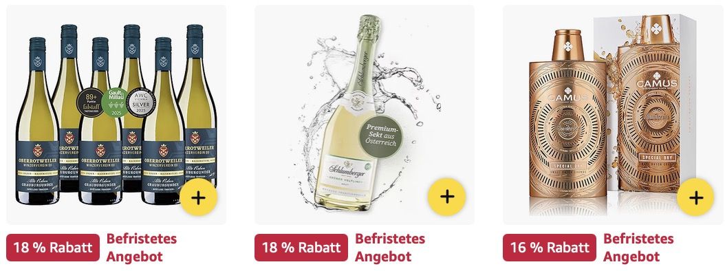 🍹 Amazon: Bier, Wein und Spirituosen im Megasale z.B. effect Vodka Mix Set für 19,99€ (statt 24€)