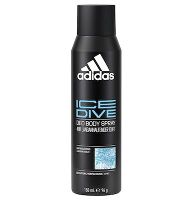 adidas Ice Dive Deo-Körperspray für 1,76€ (statt 2,65€)