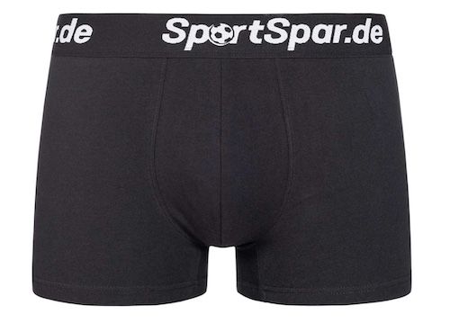 Sportspar Herren Sparbuchse Boxershorts für je nur 0,99€ + VSK