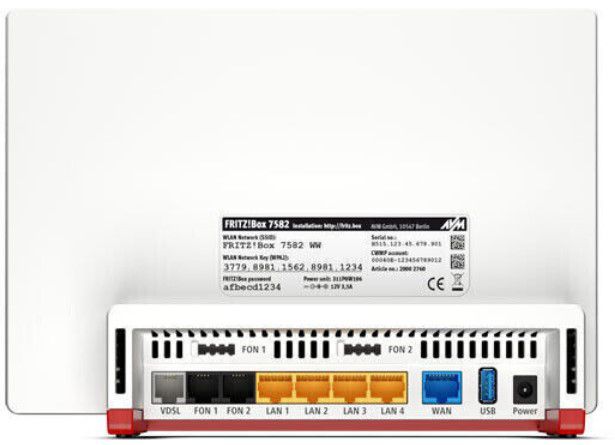 AVM FRITZ!Box 7582 international WLAN Router refurb. für 41€ (statt 68€)