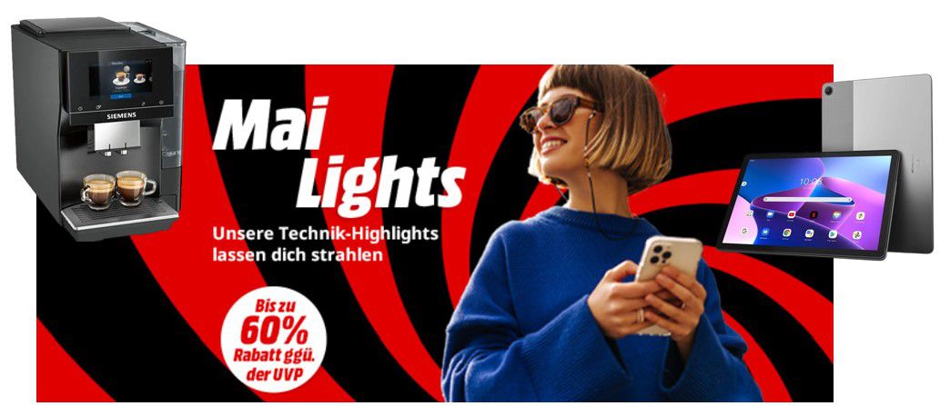 Mediamarkt🔥Mailights Sale: z.B. Samsung Side by Side Kühlschrank für 999€ (statt 1.149€)