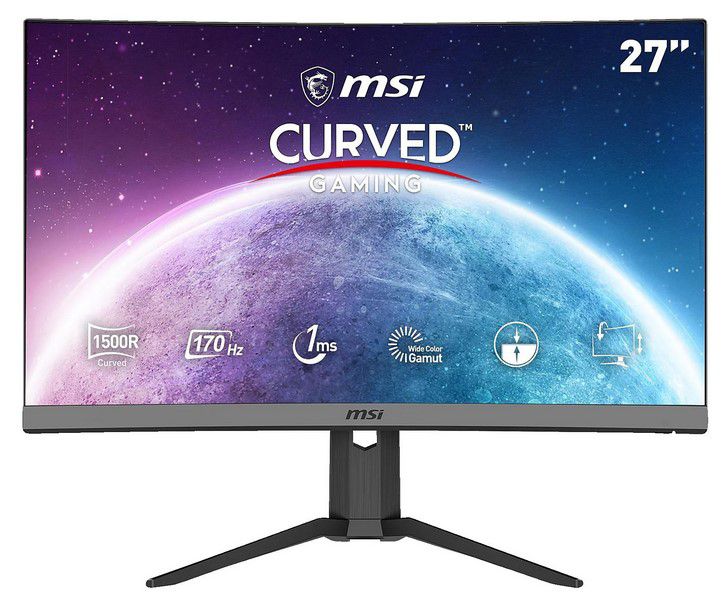 MSI OPTIX G27C6PDE curved 27″ FHD Monitor 1ms 170Hz für 179€ (statt 250€)