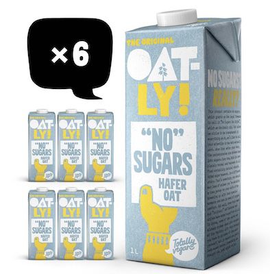 6x Oatly Haferdrink No Sugar für 10€ (statt 13€)