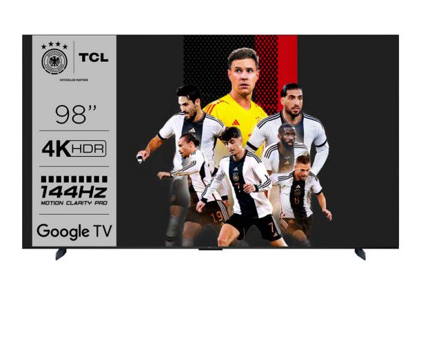 TCL 98P743X1 98Zoll Google smart UHD TV 144Hz für 2.002,94€ (statt 2.350€)