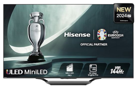 Hisense 75U7NQ   75 Zoll UHD Fernseher mit 120 Hz für 1.299€ (statt 1.639€) + 150€ Cashback