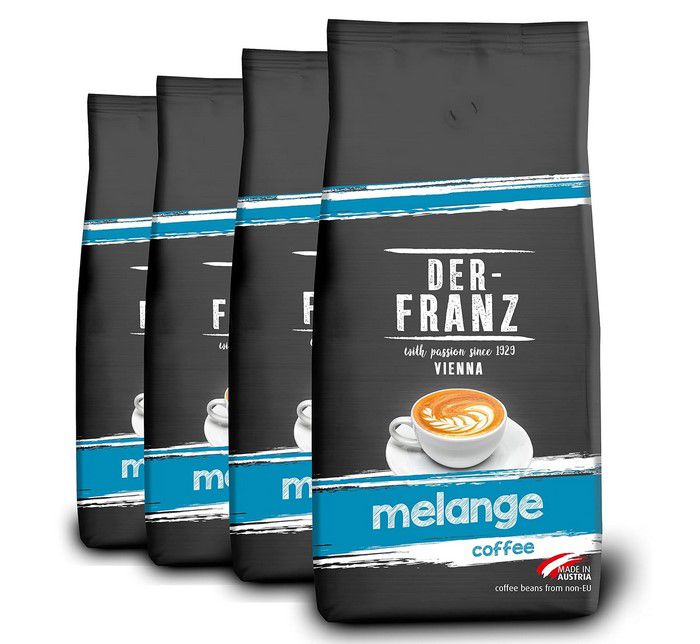 4kg Der Franz Melange Kaffee UTZ, gemahlen für 39,64€ (statt 49€)