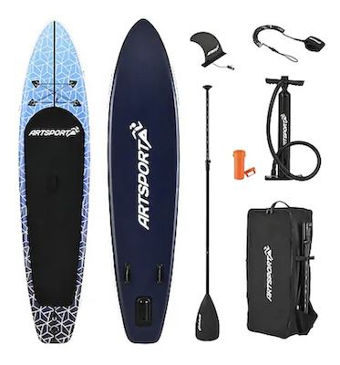 ArtSport Stand Up Paddle Board inkl. Paddel, Finnen & mehr für 155,94€ (statt 200€)