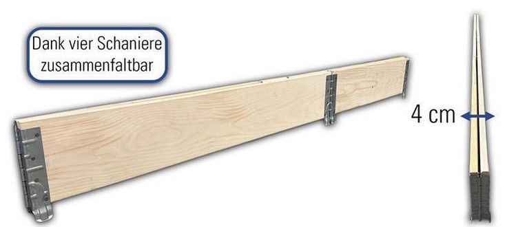 Lefeld Hochbeet steckbarer Paletten Aufsatzrahmen für 39,90€ (statt 45€)