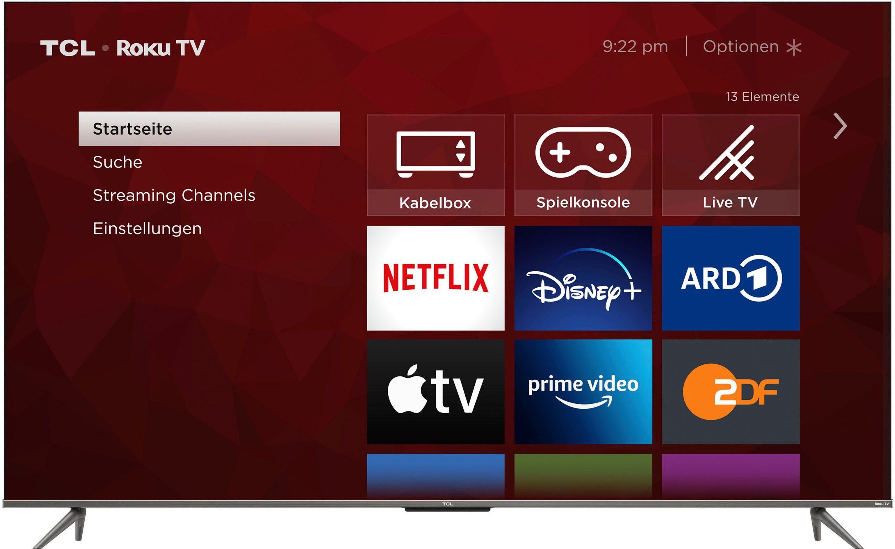 TCL 55RC630X1   55Zoll QLED UHD Roku Smart TV für 353€ (statt 415€)