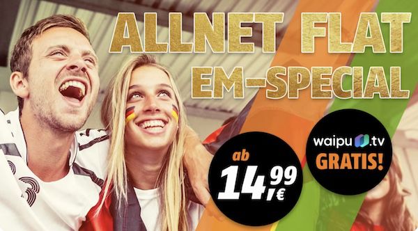 🧨 30GB Vodafone Allnet nur 14,99€ mtl. + GRATIS 24 Monate waipu TV (Wert über 215€)