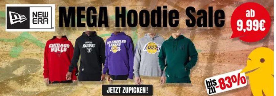 New Era NBA Herren Hoodie Sale ab 9,99€ + 4,99€ VSK