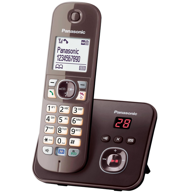Panasonic KX-TG6821GA DECT Schnurlostelefon mit AB für 35,99€ (statt 47€)