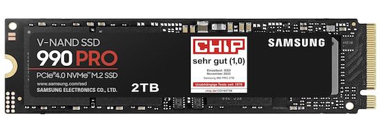 Samsung 990 PRO M.2 NVMe 2 TB SSD für 135,61€ (statt 159€) Samsung 990 PRO M.2 NVMe 2 TB SSD für 135,61€ (statt 159€)