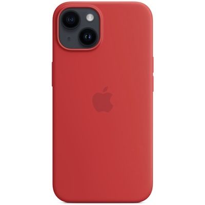 🍏 Apple Silikon MagSafe Case für iPhone 14 in Rot für 18,99€ (statt 29€)