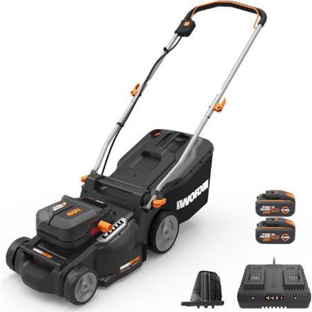 Worx WG737E Nitro Akku Rasenmäher inkl. Akkus, 37cm für 249€ (statt 294€)