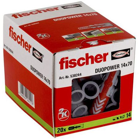 20er Pack fischer Duopower 14x70 Dübel für 9,45€ (statt 13€)