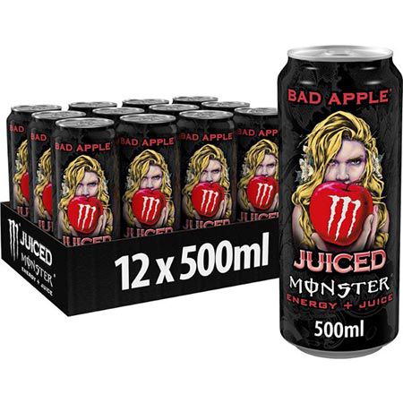 12er Pack Monster Energy Bad Apple, je 500ml ab 12,34€ (statt 18€)