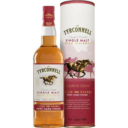 The Tyrconnell 10 Jahre Port Finish Single Malt Irish Whiskey für 42,49€ (statt 49€)