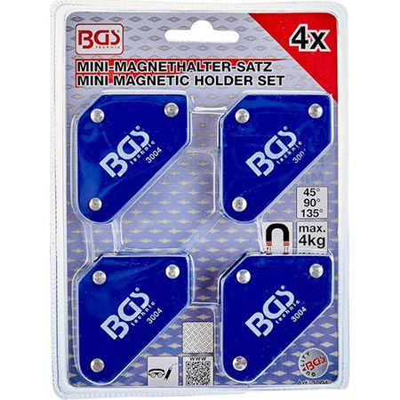 BGS 3004 Mini Magnethalter Satz, 4 tlg. für 5€ (statt 10€)