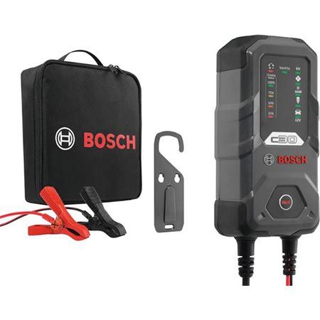 🚗 Bosch C30 Kfz-Batterieladegerät mit Erhaltungsfunktion für 43€ (statt 52€)